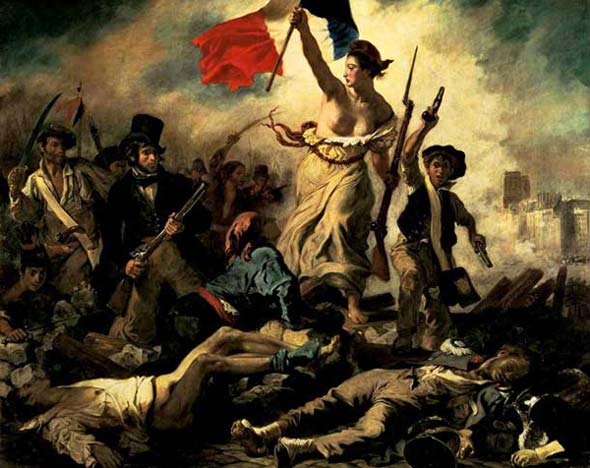 Liberté guidant le people by Eugène Delacroix